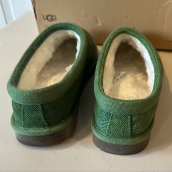 Ugg Men's Tasman Natural Slipper in Green - Picture 7 of 15